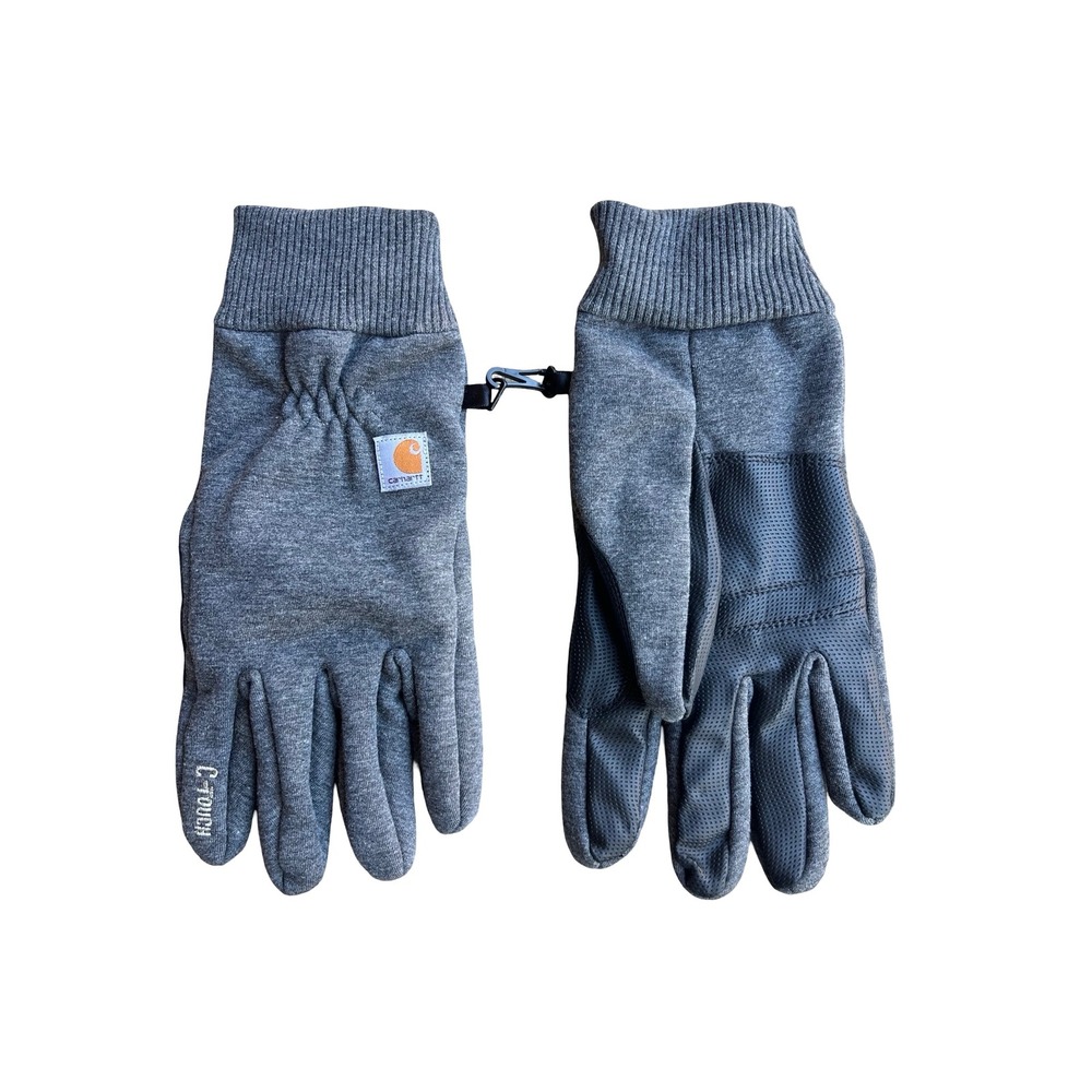 Carhartt A622 C-Touch Gloves Mens Large Carbon Heather Grey Touchscreen Work